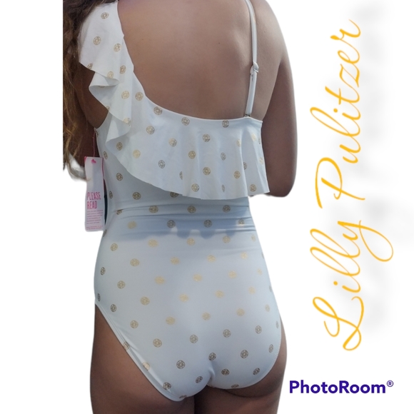 Lilly Pulitzer 2 resort white squeeze the juice st Tropez vacation cruise one - Picture 3 of 4